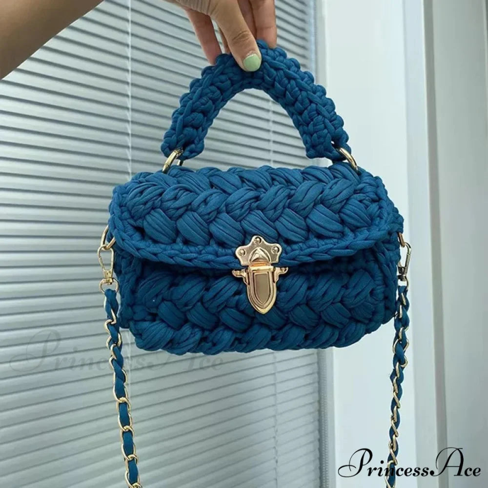 String Knitting Creator Chains Crossbody Purse