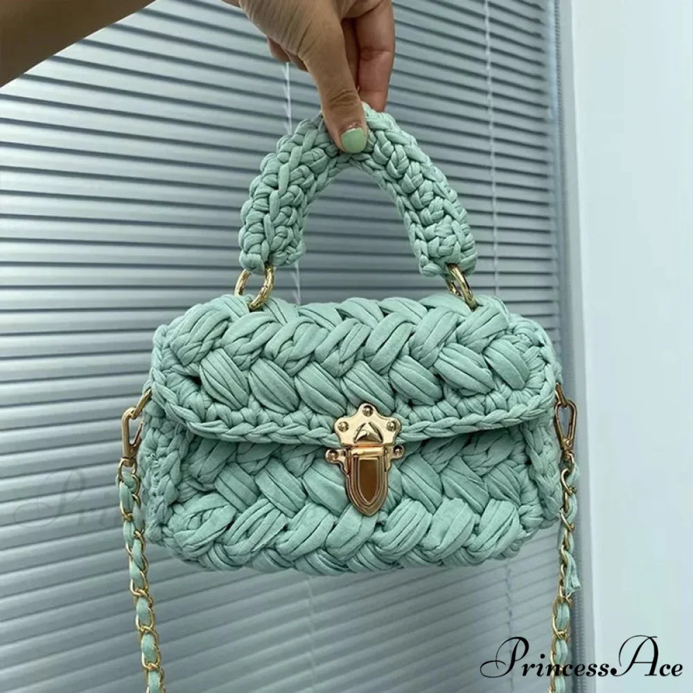String Knitting Creator Chains Crossbody Purse