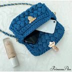 String Knitting Creator Chains Crossbody Purse
