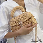 String Knitting Creator Chains Crossbody Purse
