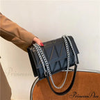 String Strap Flap Needlework Crossbody