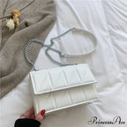 String Strap Flap Needlework Crossbody