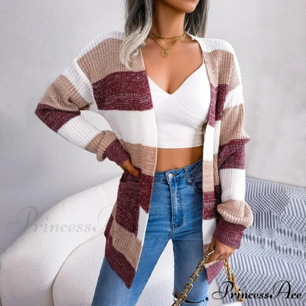 Striped Cardigan