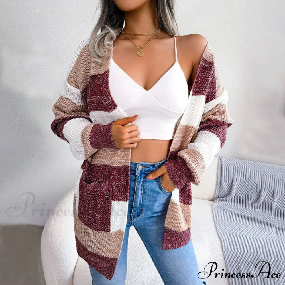 Striped Cardigan