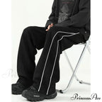 Striped Sweatpants Baggy Trousers