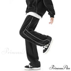Striped Sweatpants Baggy Trousers