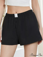 Strong Checkered Stretchy Waist Short