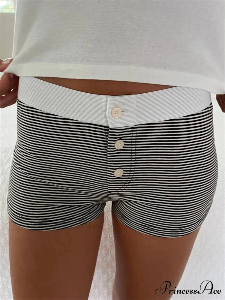 Strong Love Pattern Stretchy Brief