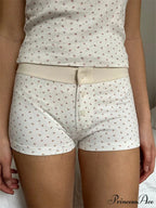 Strong Love Pattern Stretchy Brief