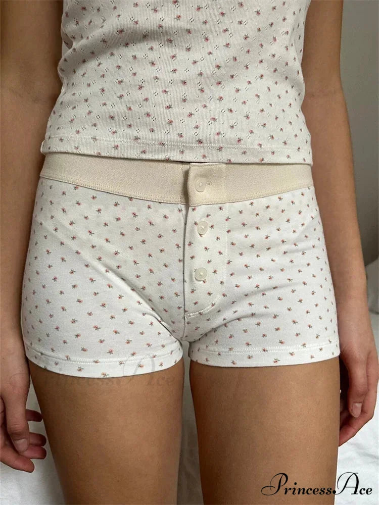 Strong Love Pattern Stretchy Brief