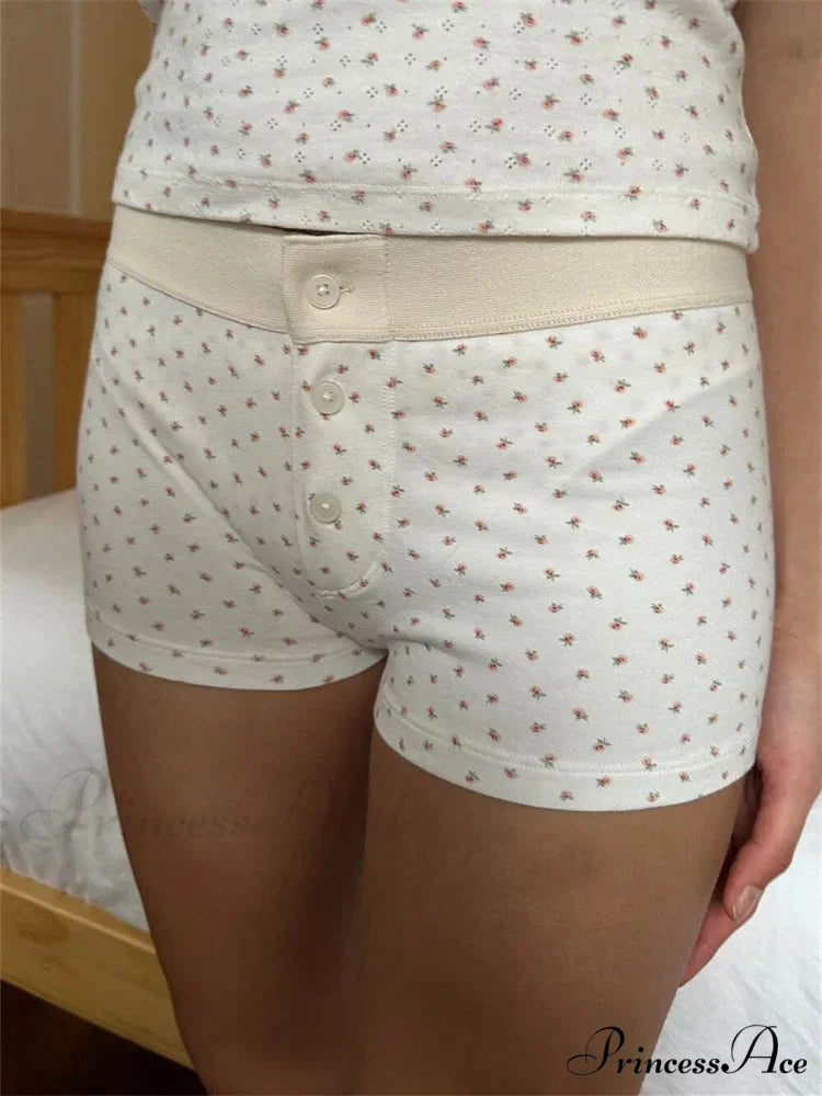 Strong Love Pattern Stretchy Brief