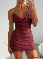 Stunning Sparkle Stylish Rhinestone Mini Dress