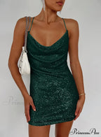Stunning Sparkle Stylish Rhinestone Mini Dress