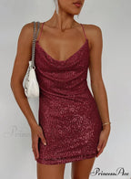 Stunning Sparkle Stylish Rhinestone Mini Dress