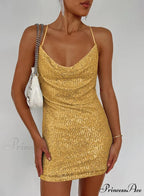 Stunning Sparkle Stylish Rhinestone Mini Dress