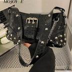 Stylish 2000s Folded Armpit Shoulder Bag