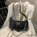 Stylish 2000s Folded Armpit Shoulder Bag