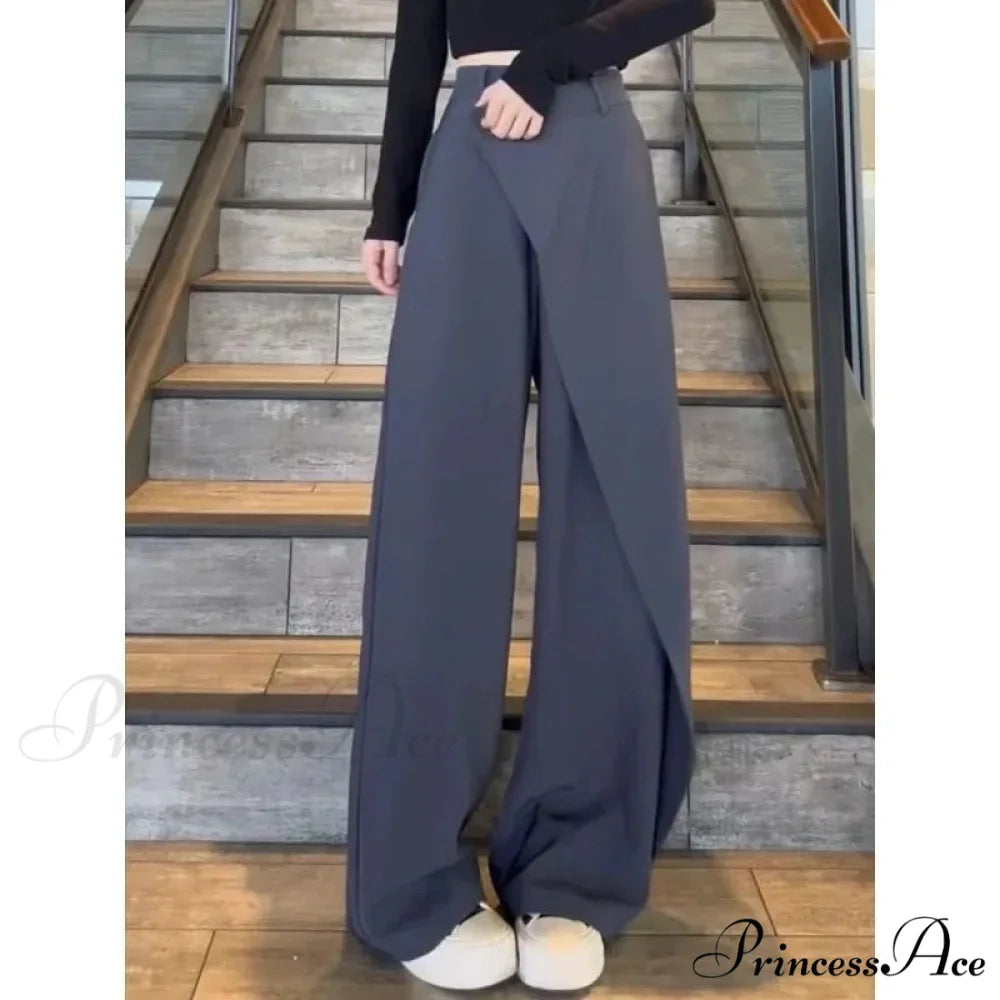 Stylish Antique Dark Suit Trousers Women