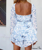Stylish Bobo Floral Romper A-Line Floral Dress