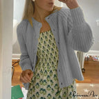 Stylish Button Up Retro 2000s Cardigan