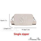 Stylish Cheetah Pattern Characters Crossbody Bag