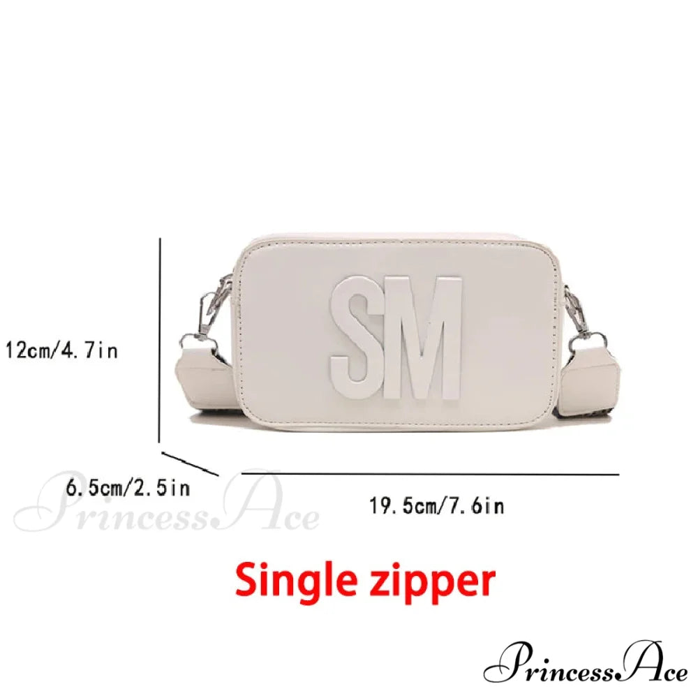 Stylish Cheetah Pattern Characters Crossbody Bag