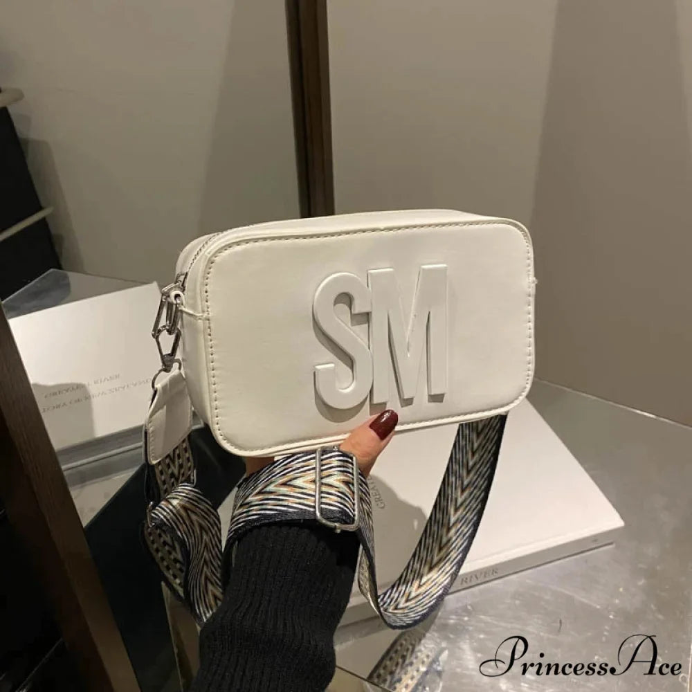 Stylish Cheetah Pattern Characters Crossbody Bag