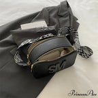 Stylish Cheetah Pattern Characters Crossbody Bag