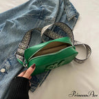 Stylish Cheetah Pattern Characters Crossbody Bag