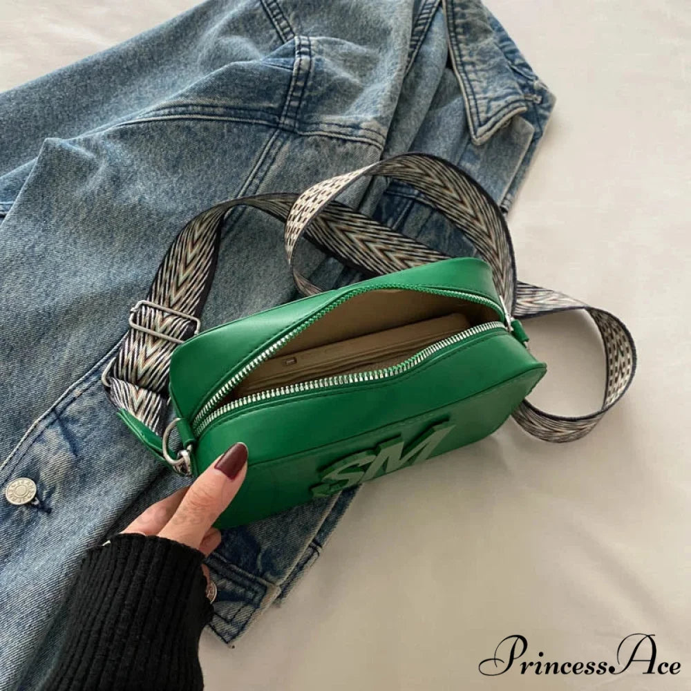 Stylish Cheetah Pattern Characters Crossbody Bag