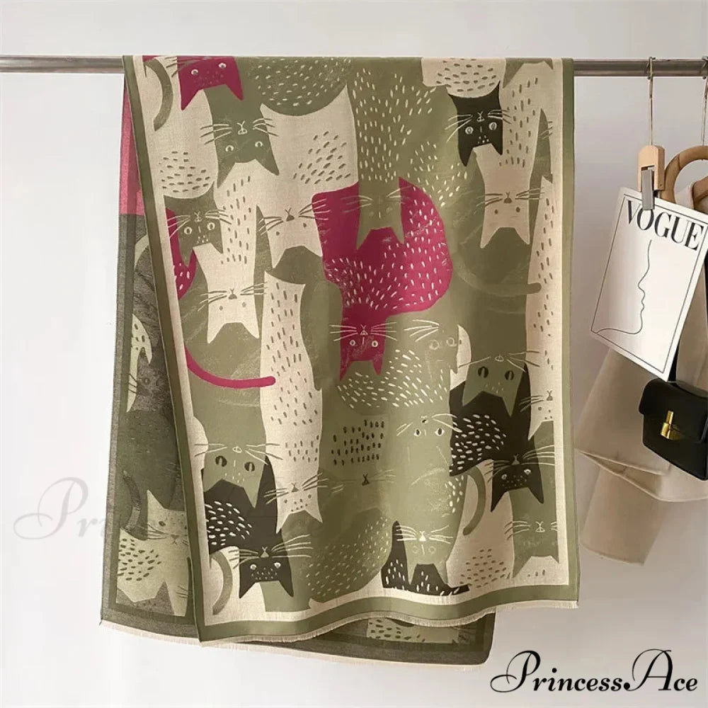 Stylish Chunky Shawl Wrap Wool Scarf