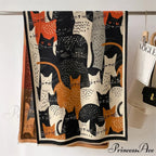 Stylish Chunky Shawl Wrap Wool Scarf