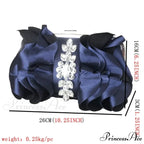 Stylish Crimson Night Rhinestone Clutch Wristlet