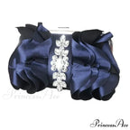 Stylish Crimson Night Rhinestone Clutch Wristlet