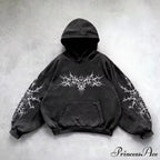 Stylish Design Patch Pullover Hoodie