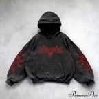 Stylish Design Patch Pullover Hoodie