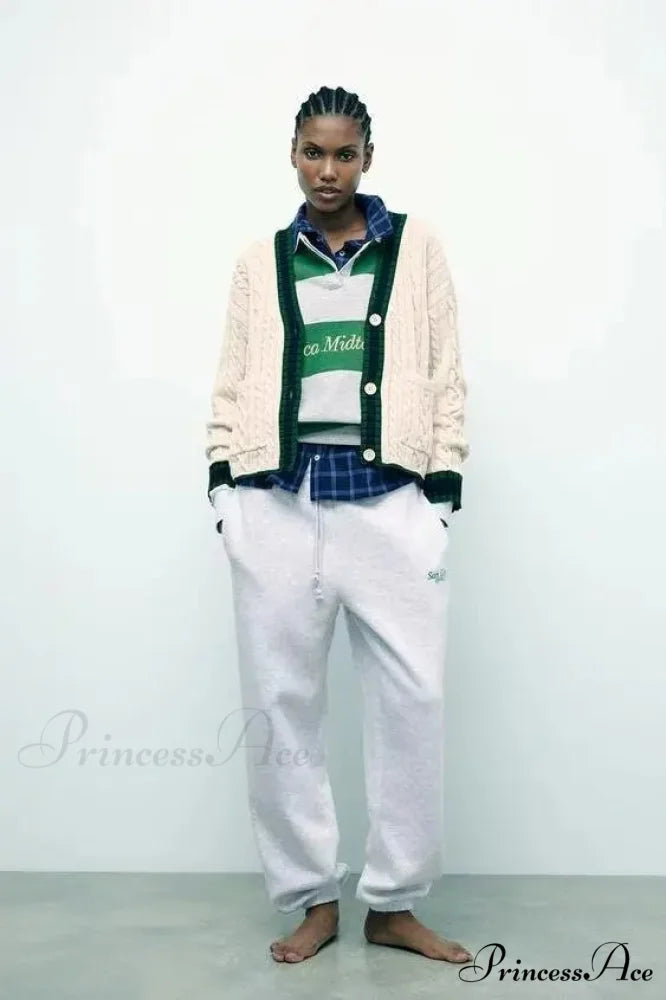 Stylish Eight Limb V-neck Cardigan