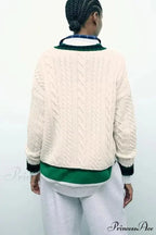 Stylish Eight Limb V-neck Cardigan