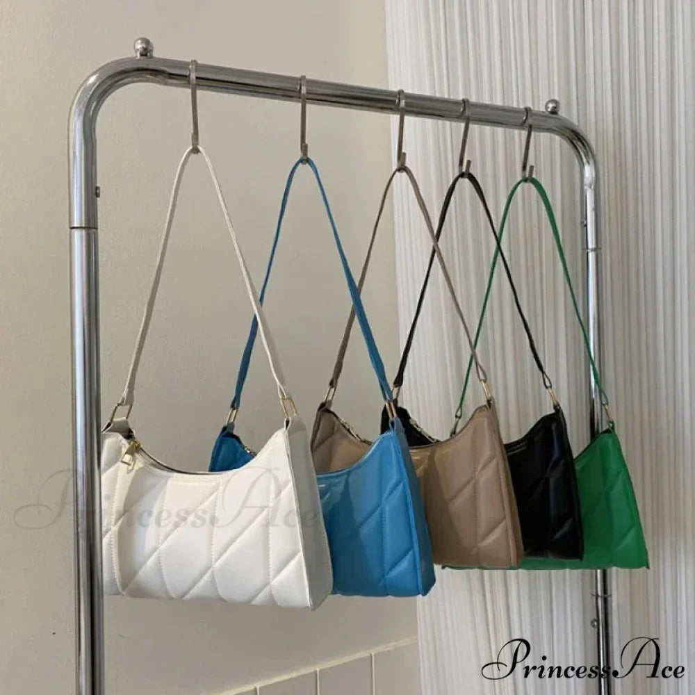 Stylish Faux Leather Underarm Shoulder Bag