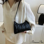 Stylish Faux Leather Underarm Shoulder Bag