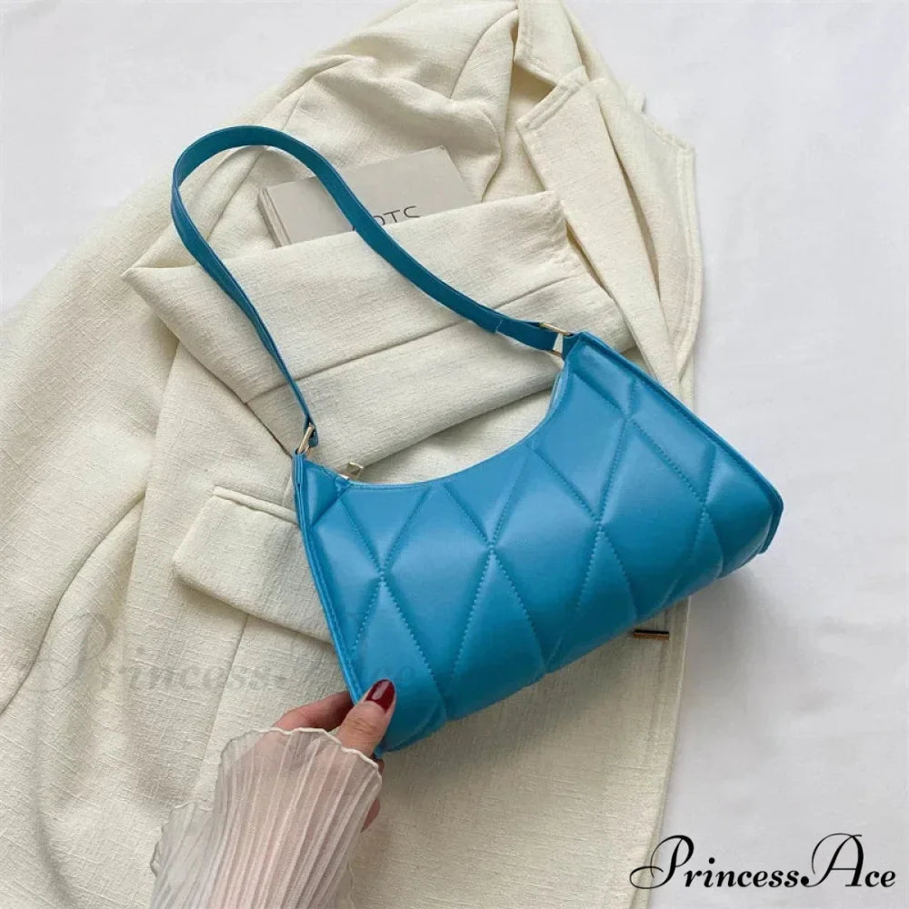 Stylish Faux Leather Underarm Shoulder Bag