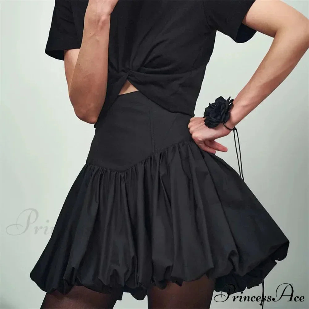 Stylish Firm Bud Mini Skirt