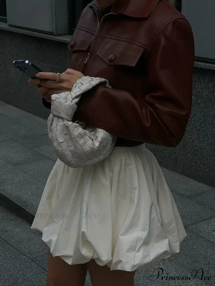 Stylish Firm Bud Mini Skirt