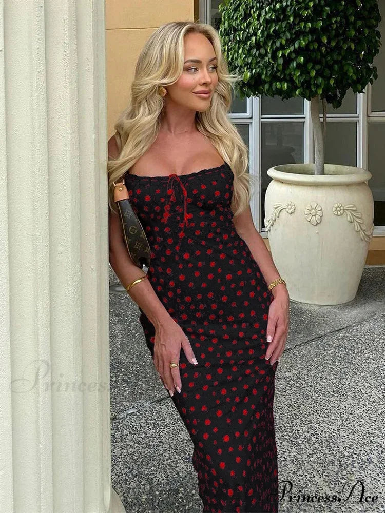 Stylish Flower Bow Bandage Bodycon Urban Dress