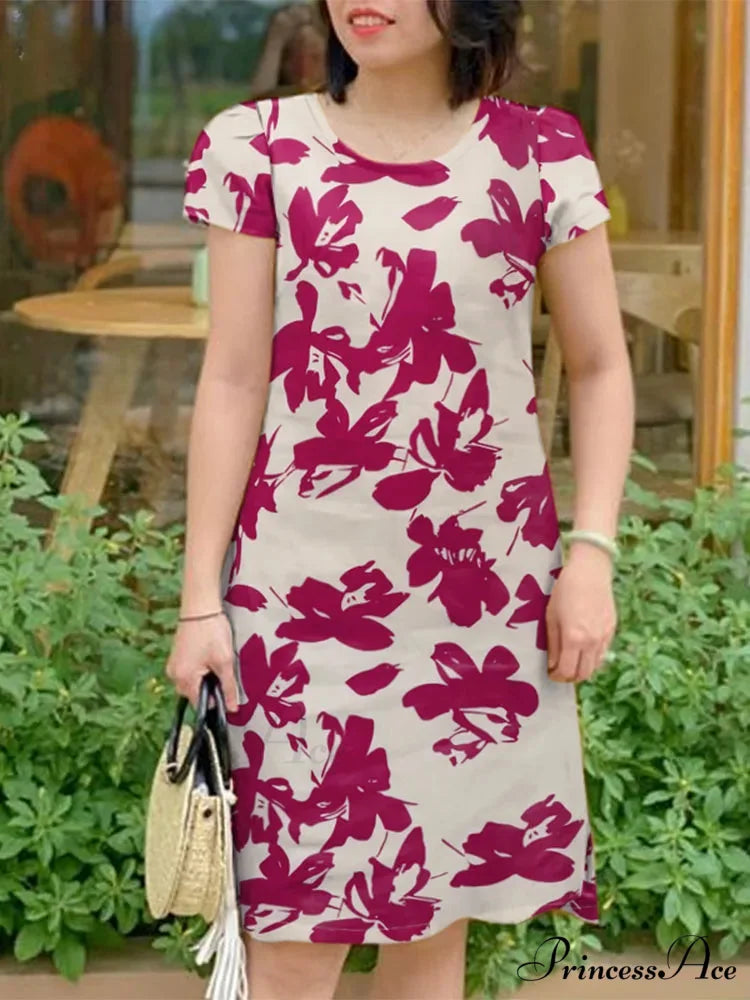Stylish Flower Sundress Informal Flower Dress
