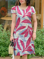 Stylish Flower Sundress Informal Flower Dress