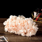 Stylish Ivory Bride Floral Wedding Clutch Evening Handbag