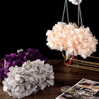 Stylish Ivory Bride Floral Wedding Clutch Evening Handbag