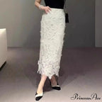 Stylish Lace Pencil Skirt for Women Work Cocktail Party