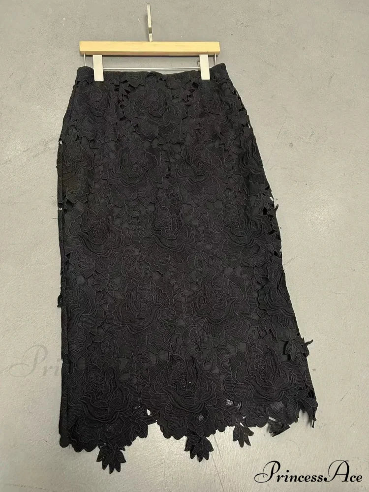 Stylish Lace Pencil Skirt for Women Work Cocktail Party